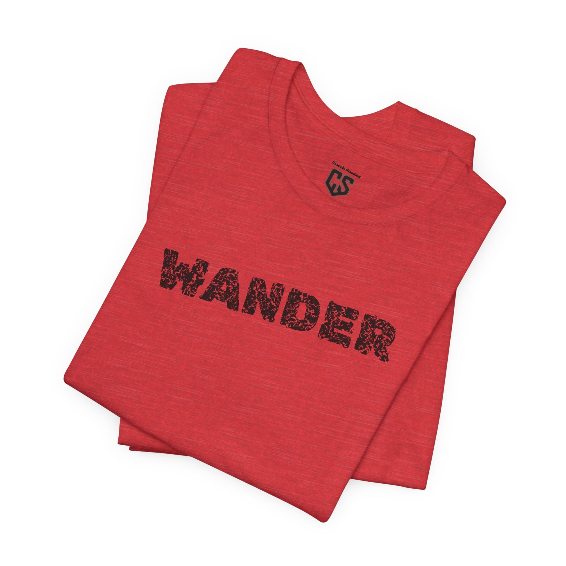 Wander Camp Tee – Distressed Campfire Scene