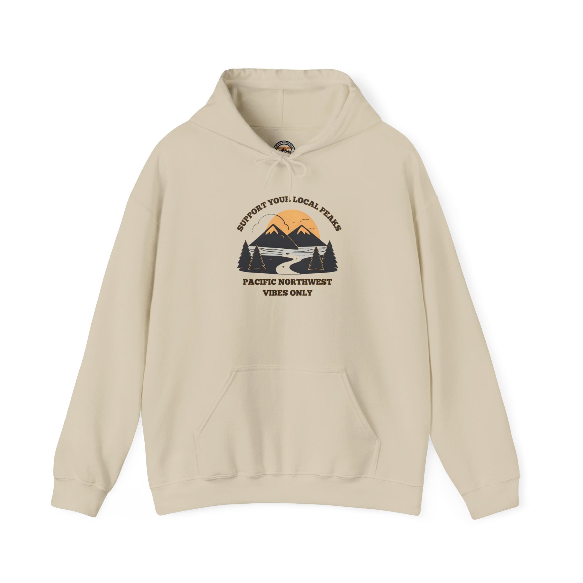Support Your Local Peaks – PNW Vibes Hoodie