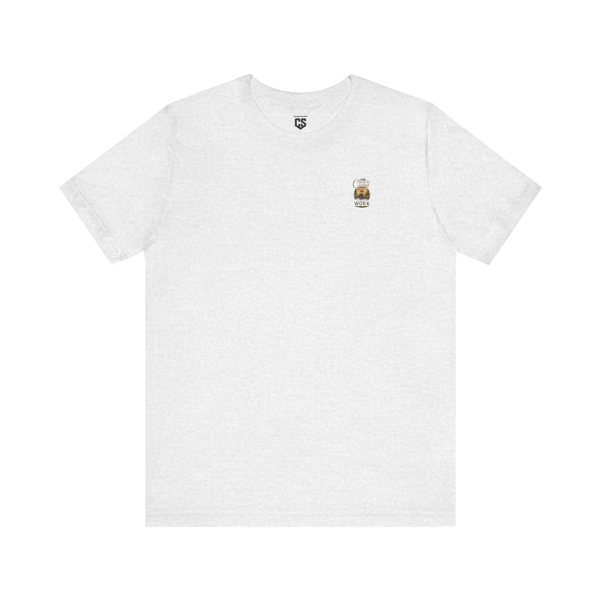 Born to Camp Tee – Retro Tent Sunset Outdoors Shirt