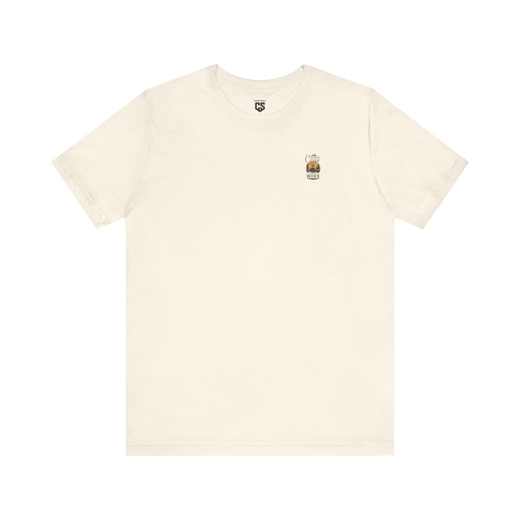 Born to Camp Tee – Retro Tent Sunset Outdoors Shirt
