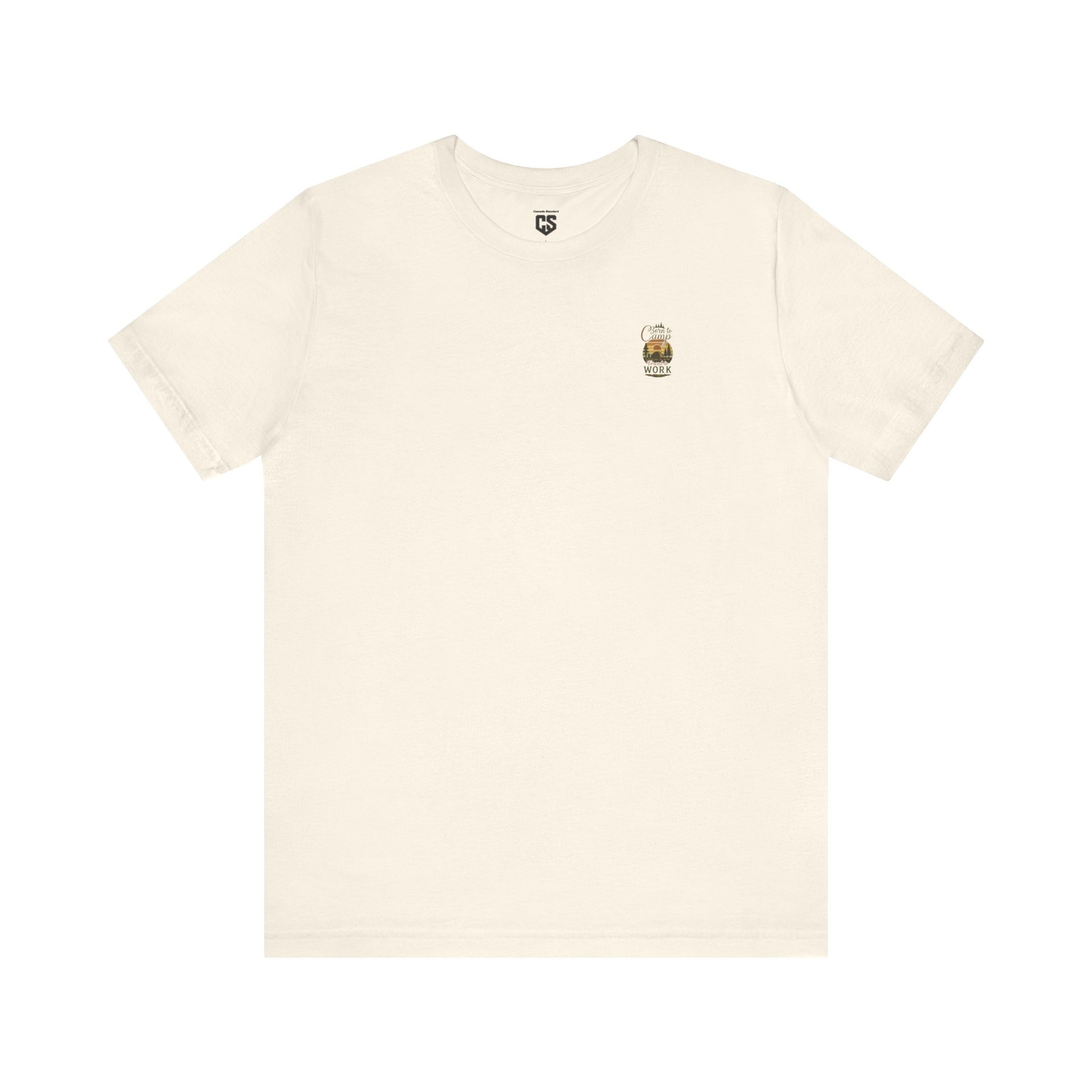 Born to Camp Tee – Retro Tent Sunset Outdoors Shirt