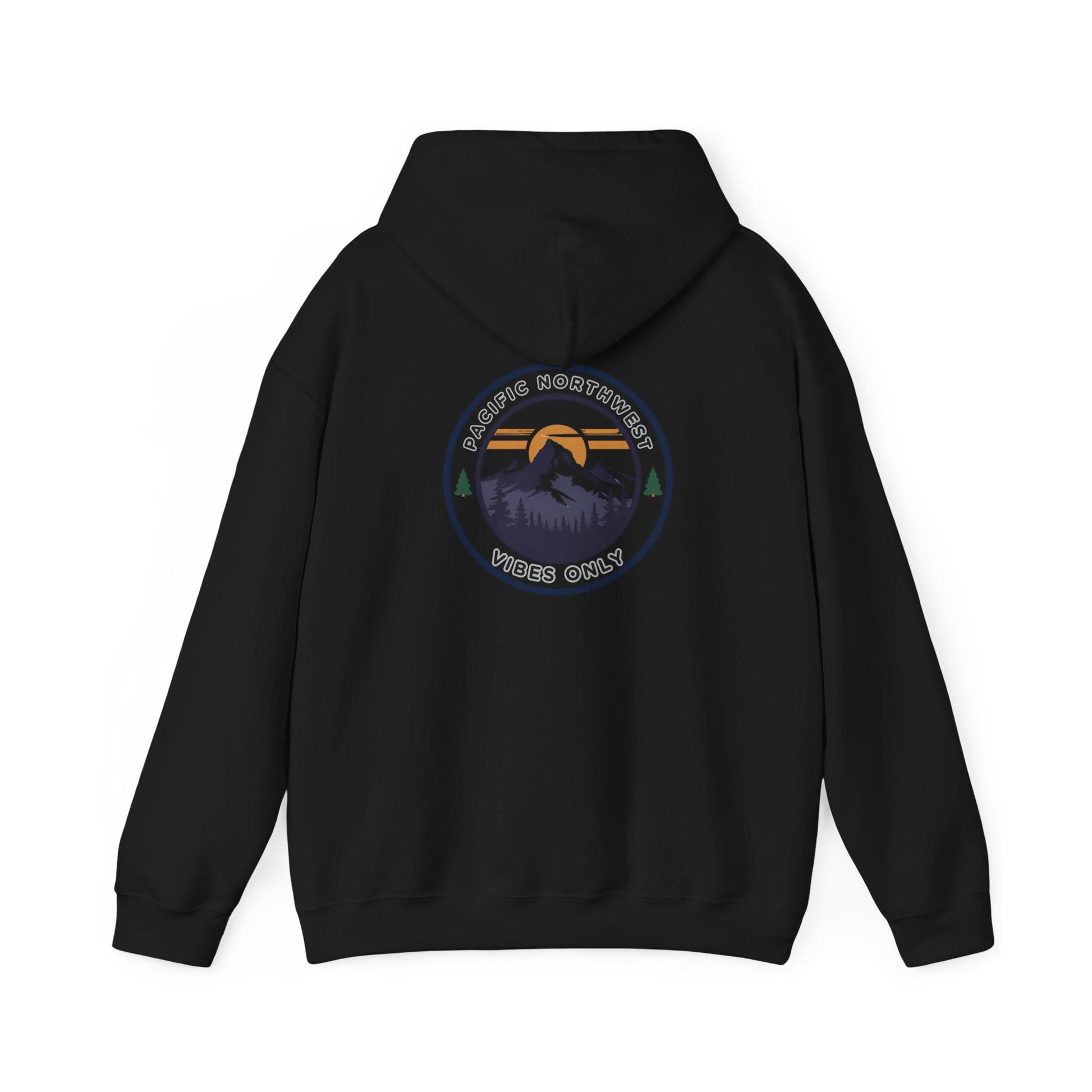 Pacific Northwest Vibes Hooded Sweatshirt | Cozy Unisex Hoodie for Adventure Lovers, Outdoor Lifestyle, Gifts for Nature Enthusiasts