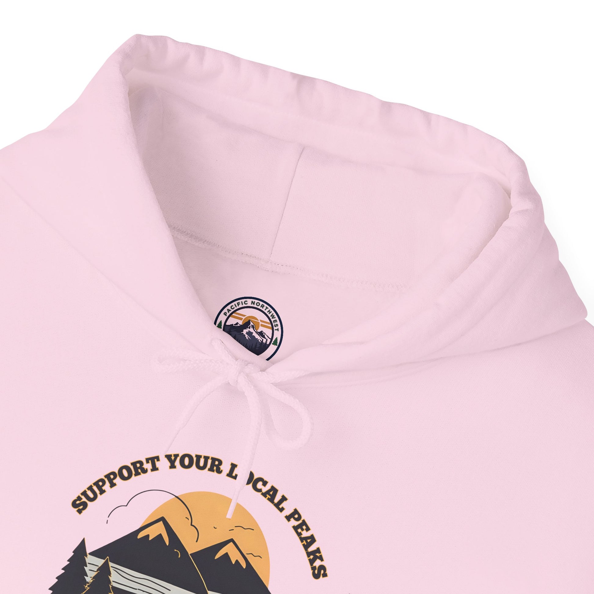 Support Your Local Peaks – PNW Vibes Hoodie