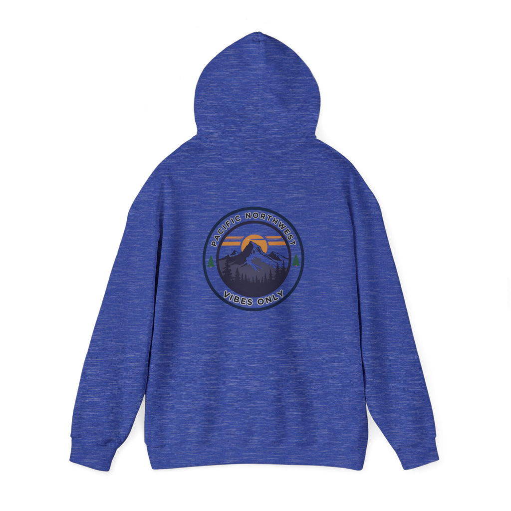 Pacific Northwest Vibes Hooded Sweatshirt | Cozy Unisex Hoodie for Adventure Lovers, Outdoor Lifestyle, Gifts for Nature Enthusiasts
