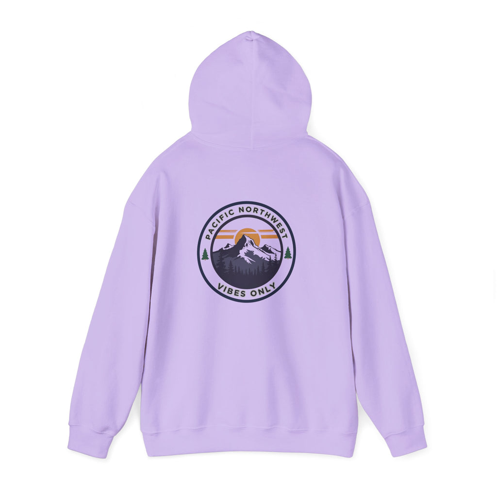 Pacific Northwest Vibes Hooded Sweatshirt | Cozy Unisex Hoodie for Adventure Lovers, Outdoor Lifestyle, Gifts for Nature Enthusiasts
