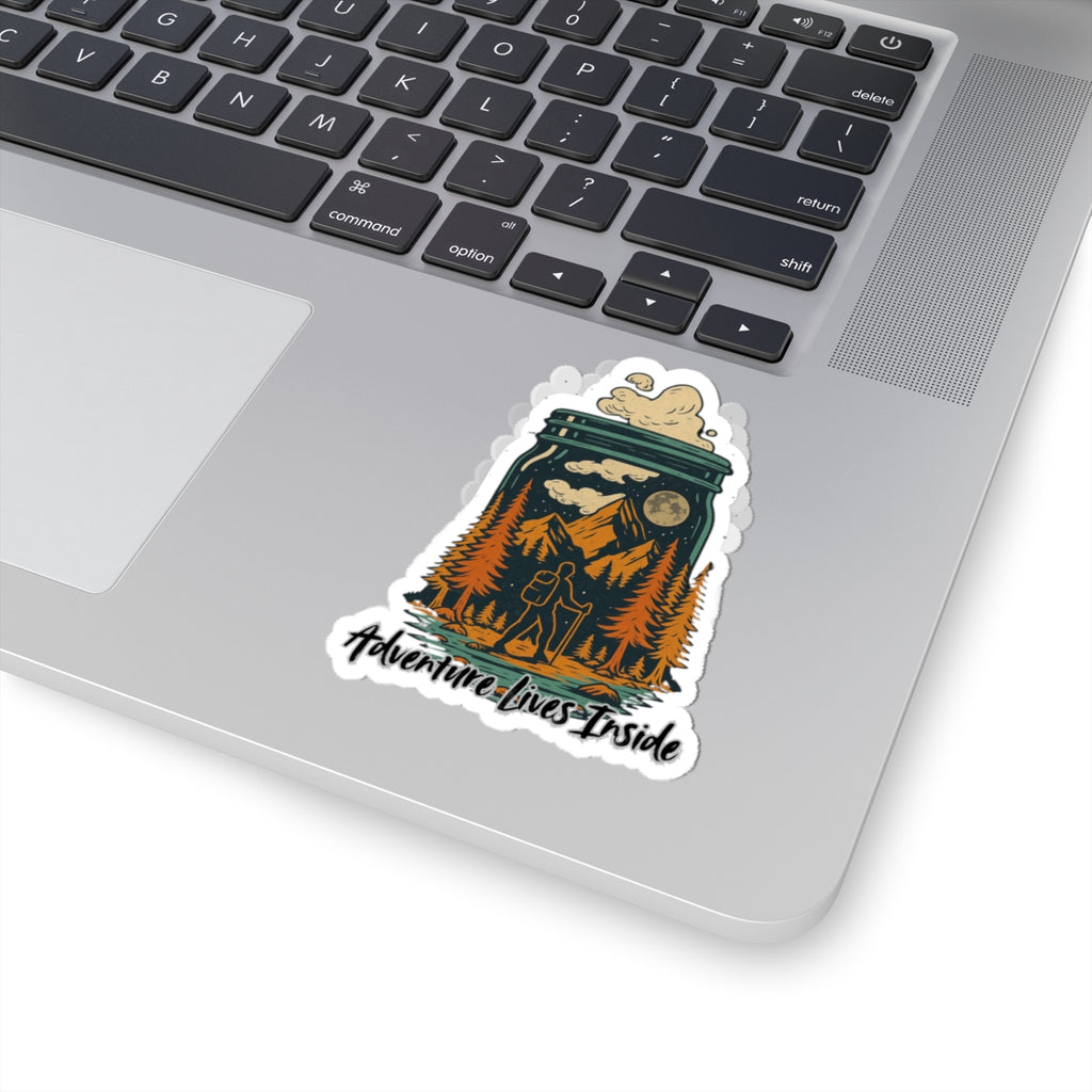 Adventure Lives Inside Stickers, Nature Stickers, Outdoor Decor, Hiking Gear, Camping Gifts, Travel Accessories