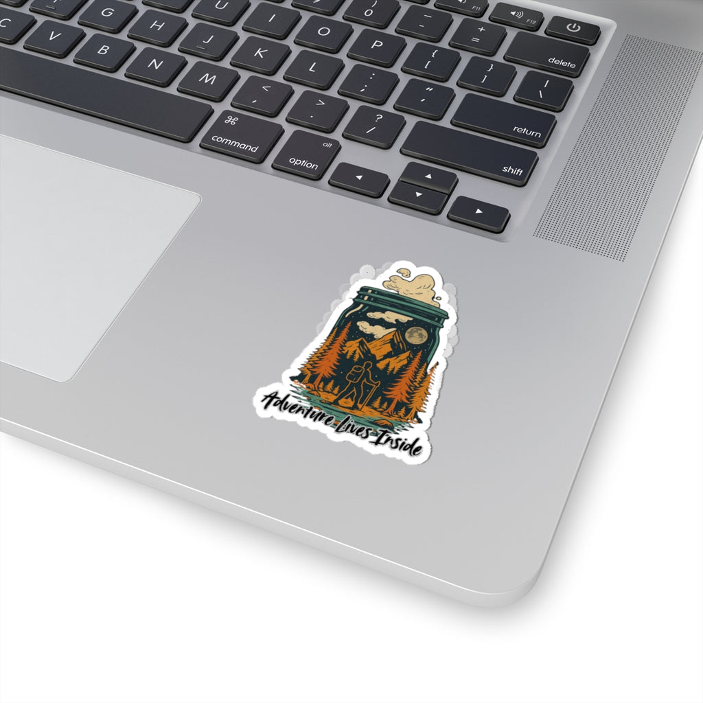 Adventure Lives Inside Stickers, Nature Stickers, Outdoor Decor, Hiking Gear, Camping Gifts, Travel Accessories