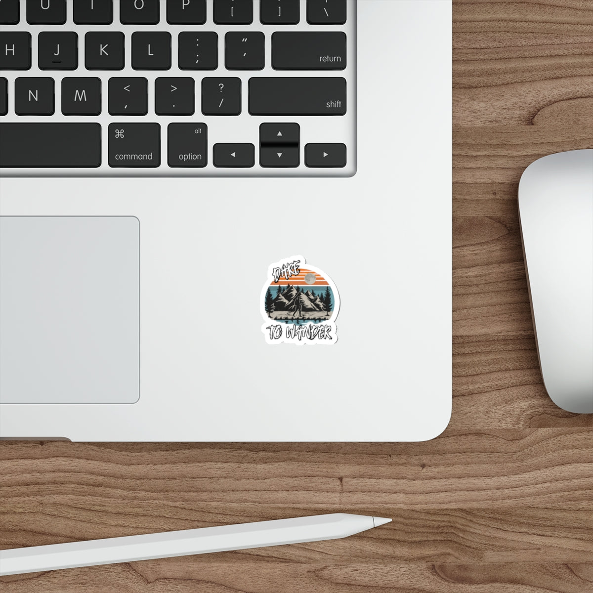 Dare to Wander – Retro Hiker Sticker
