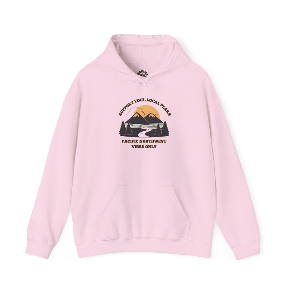 Support Your Local Peaks – PNW Vibes Hoodie