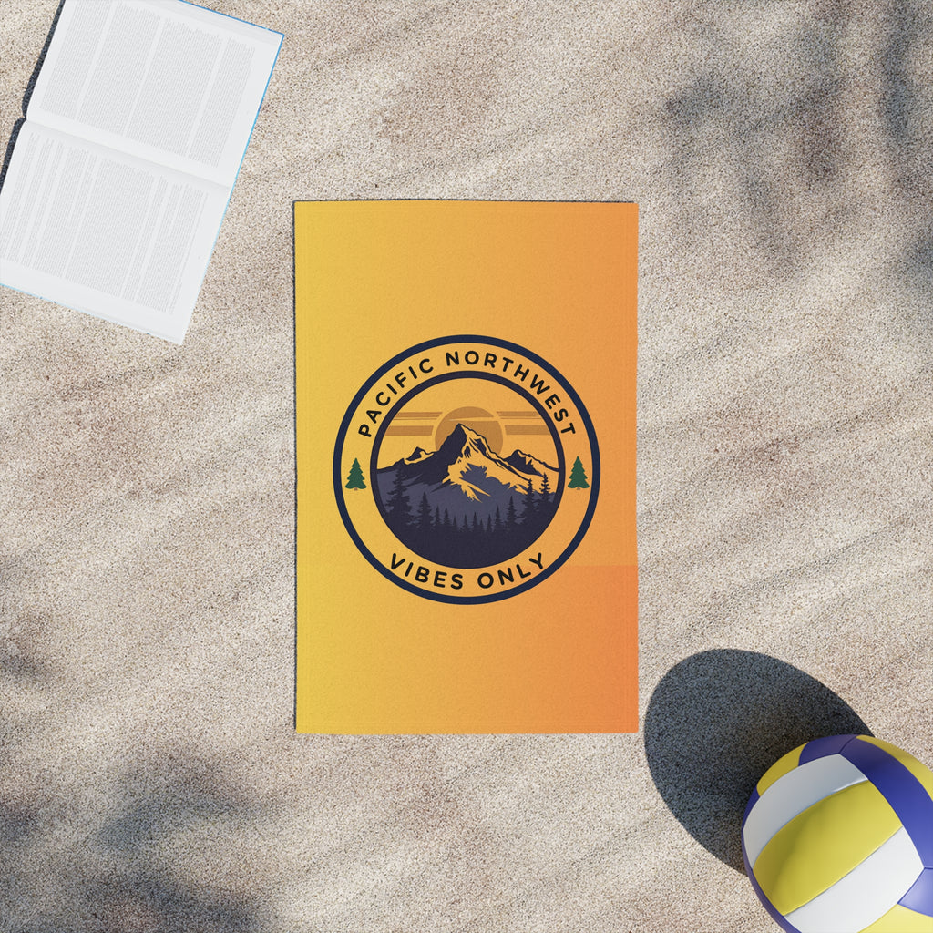 Pacific Northwest Vibes Beach Towels, Summer Essentials, Travel Towels, Poolside Accessories, Outdoor Fun, Gift for Nature Lovers
