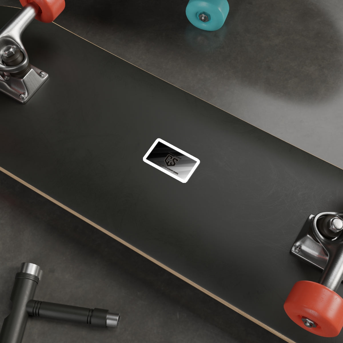 Cascade Standard Logo Sticker – Blackout Edition