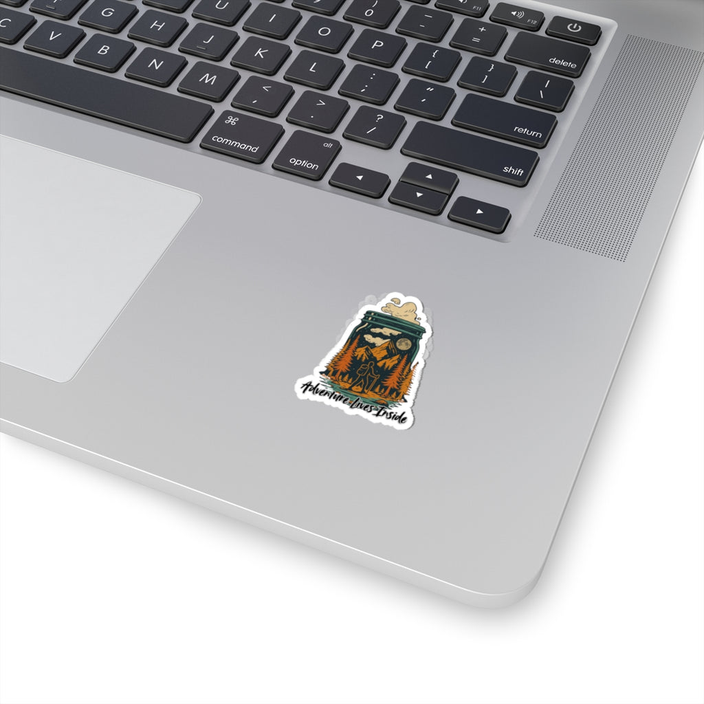Adventure Lives Inside Stickers, Nature Stickers, Outdoor Decor, Hiking Gear, Camping Gifts, Travel Accessories