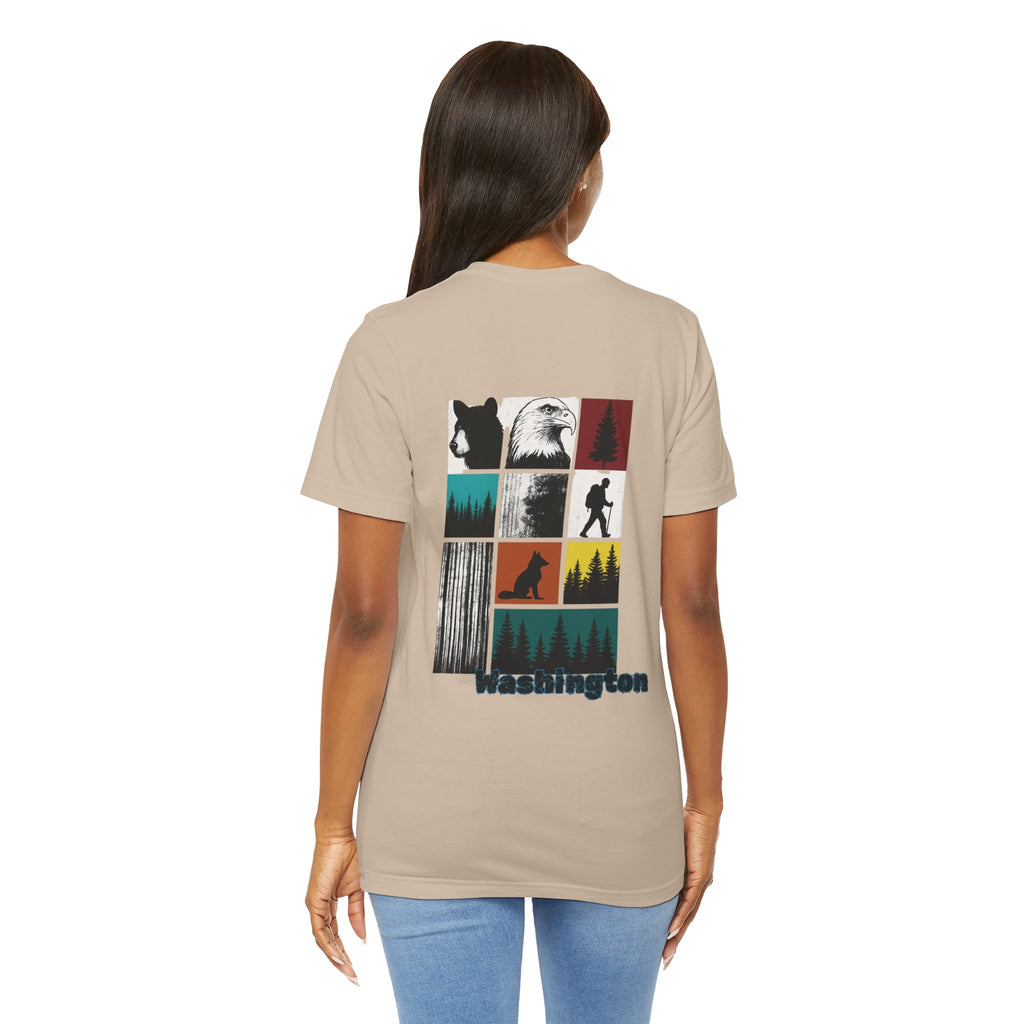 Washington Wildlife Grid Tee