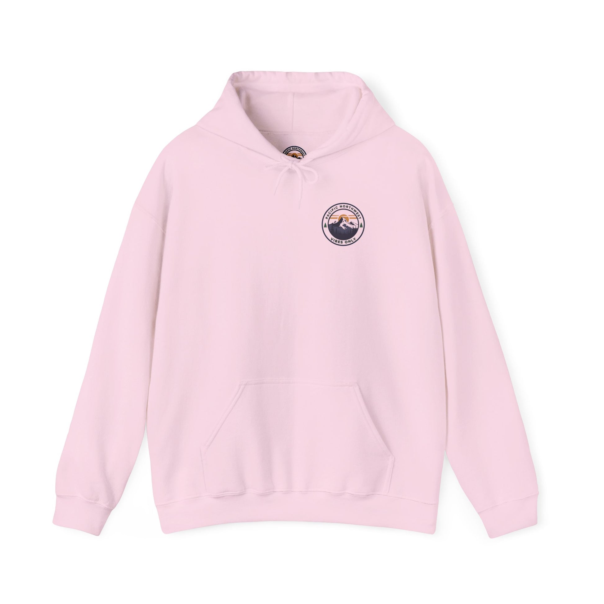 Pacific Northwest Vibes Hooded Sweatshirt | Cozy Unisex Hoodie for Adventure Lovers, Outdoor Lifestyle, Gifts for Nature Enthusiasts