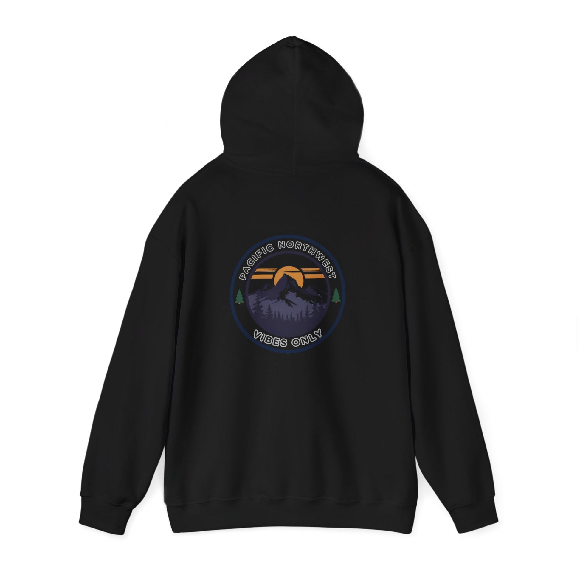 Pacific Northwest Vibes Hooded Sweatshirt | Cozy Unisex Hoodie for Adventure Lovers, Outdoor Lifestyle, Gifts for Nature Enthusiasts