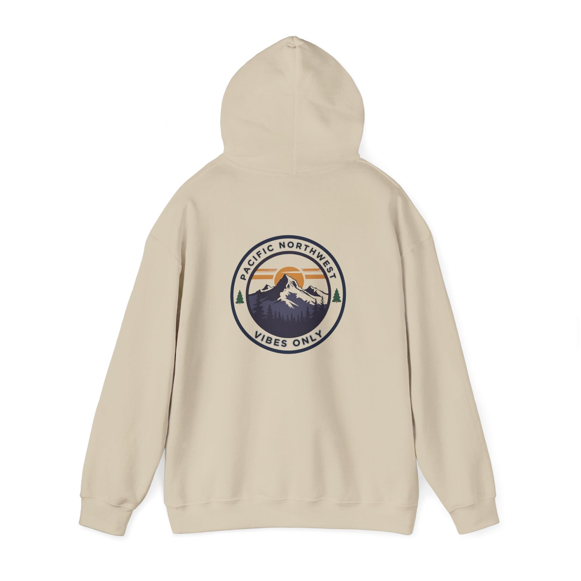 Pacific Northwest Vibes Hooded Sweatshirt | Cozy Unisex Hoodie for Adventure Lovers, Outdoor Lifestyle, Gifts for Nature Enthusiasts