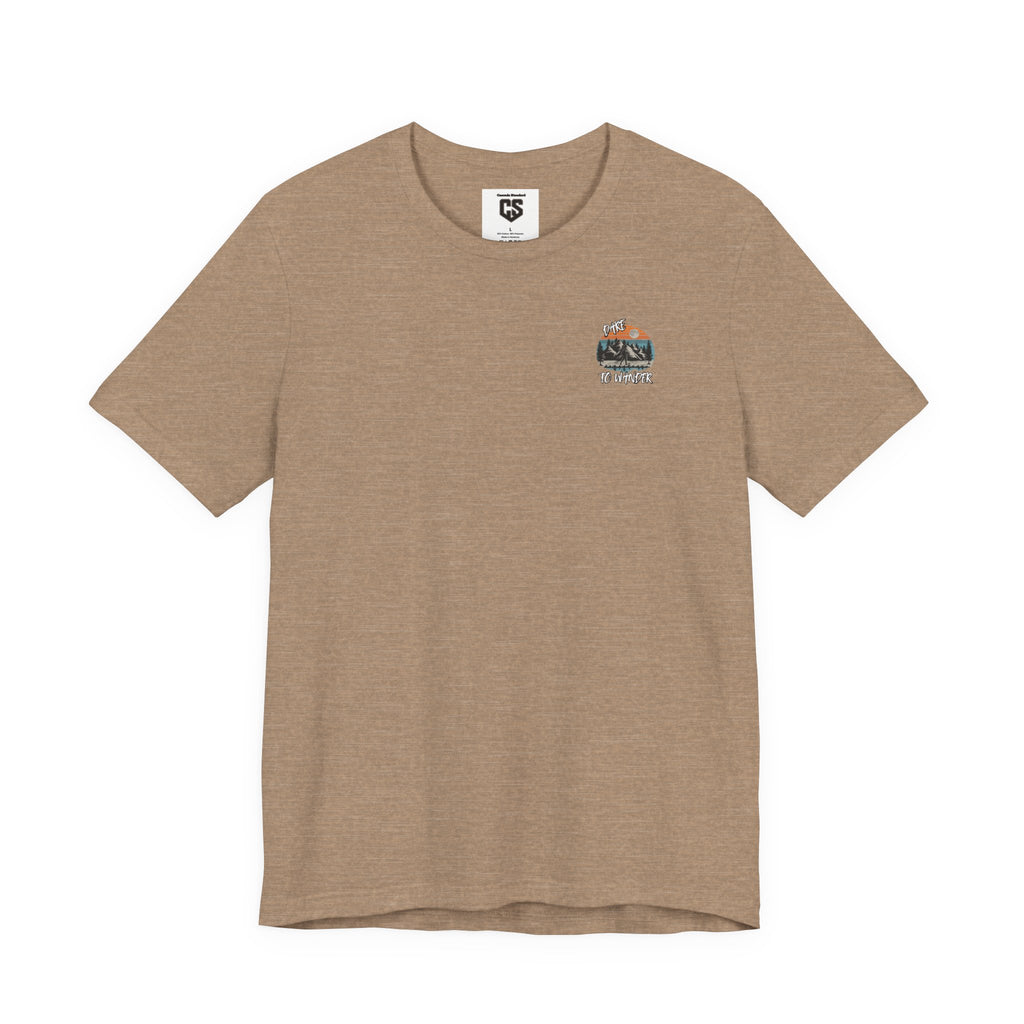 Dare to Wander – Retro Trail Sunset Tee