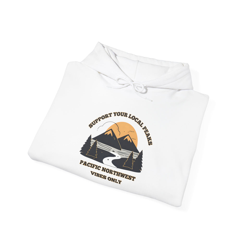 Support Your Local Peaks – PNW Vibes Hoodie