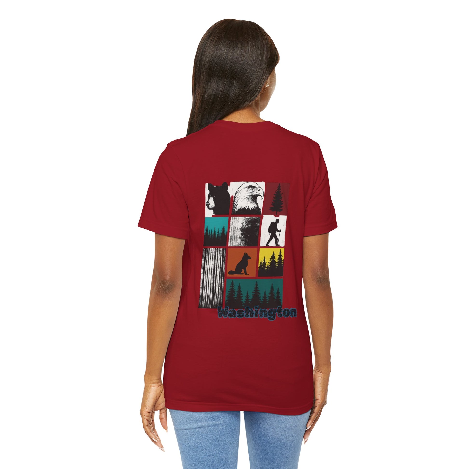 Washington Wildlife Grid Tee