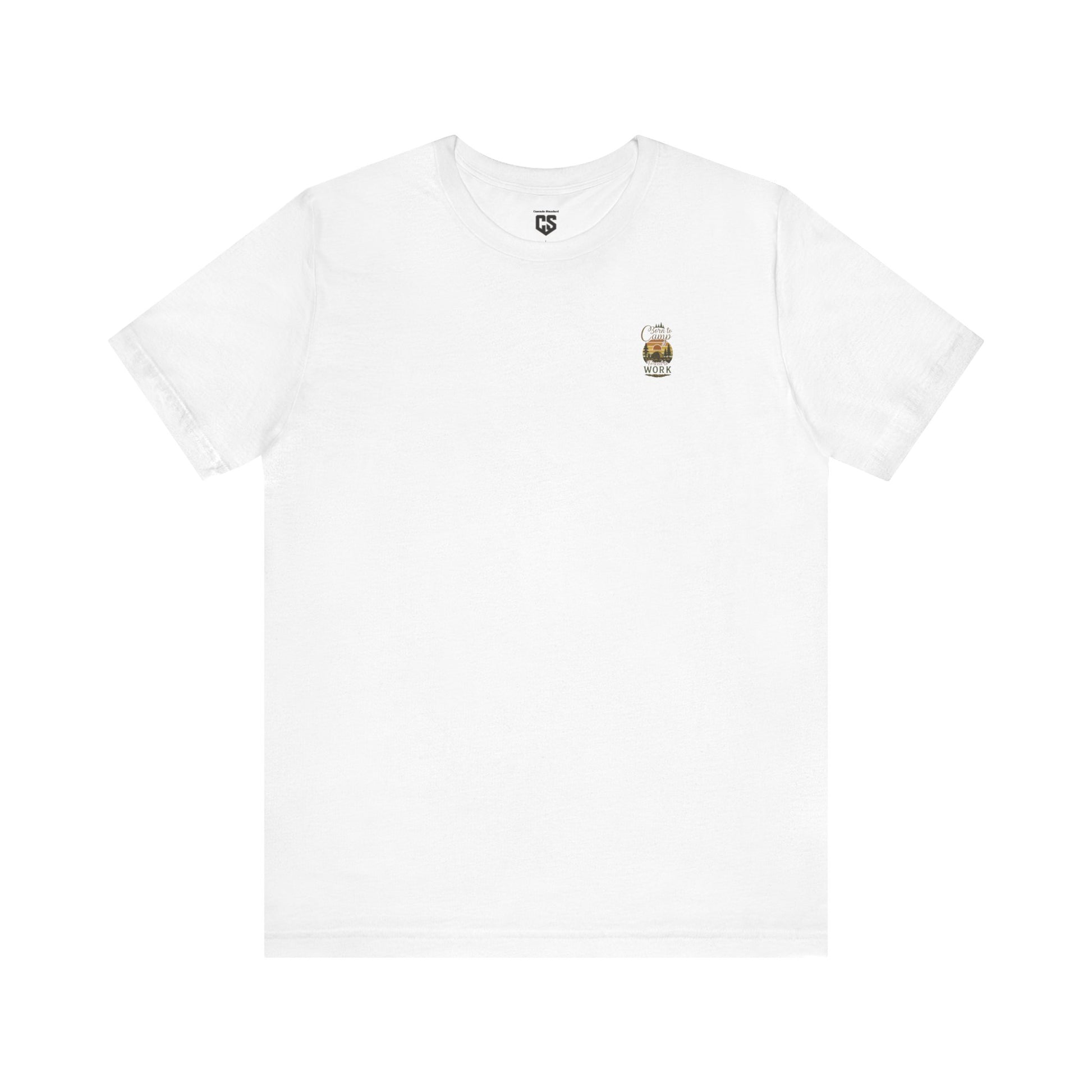 Born to Camp Tee – Retro Tent Sunset Outdoors Shirt