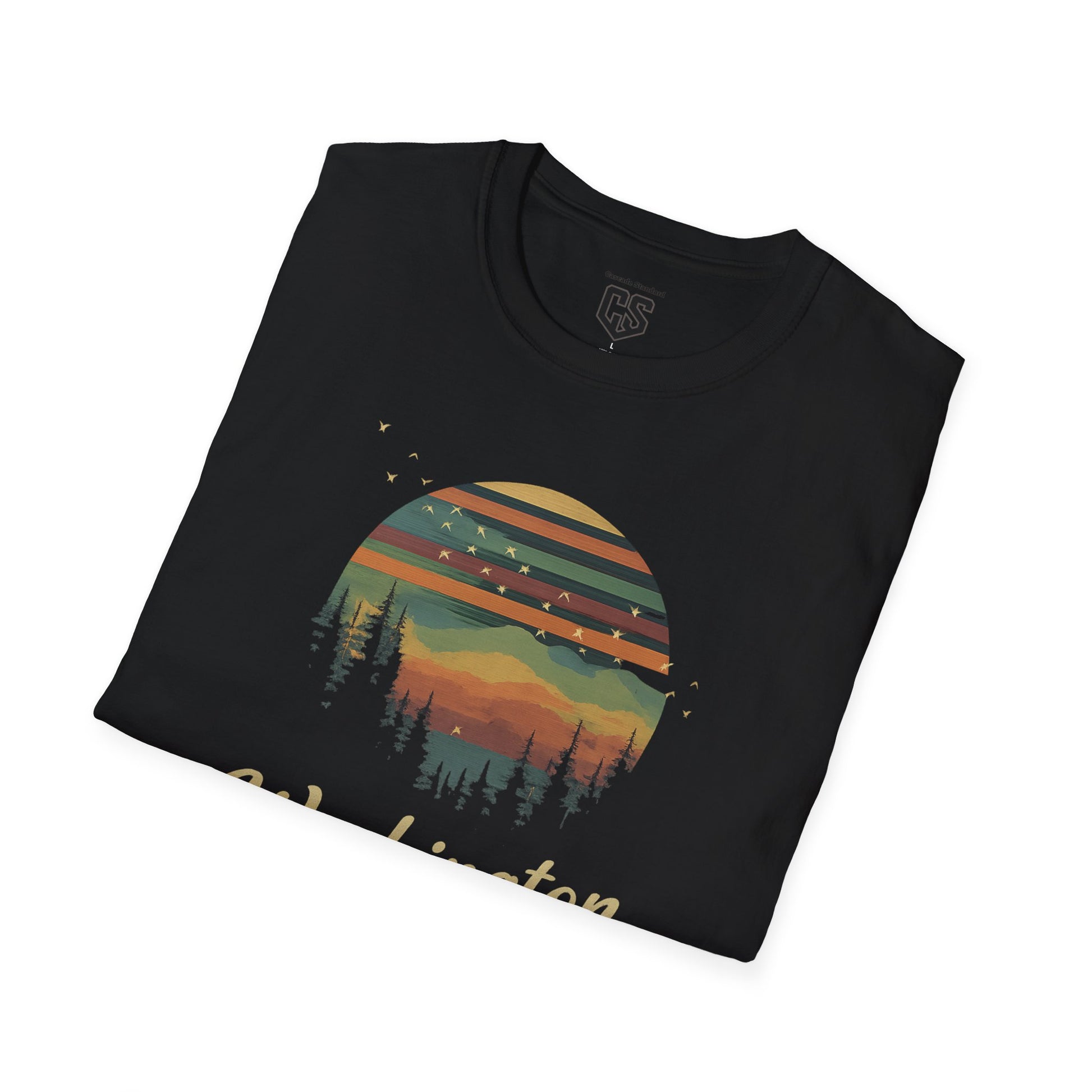 Retro Sunset Washington Tee