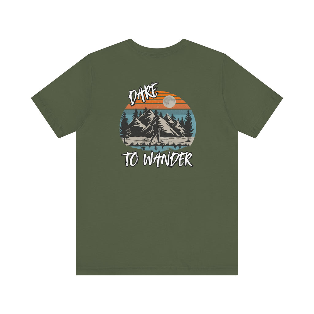 Dare to Wander – Retro Trail Sunset Tee