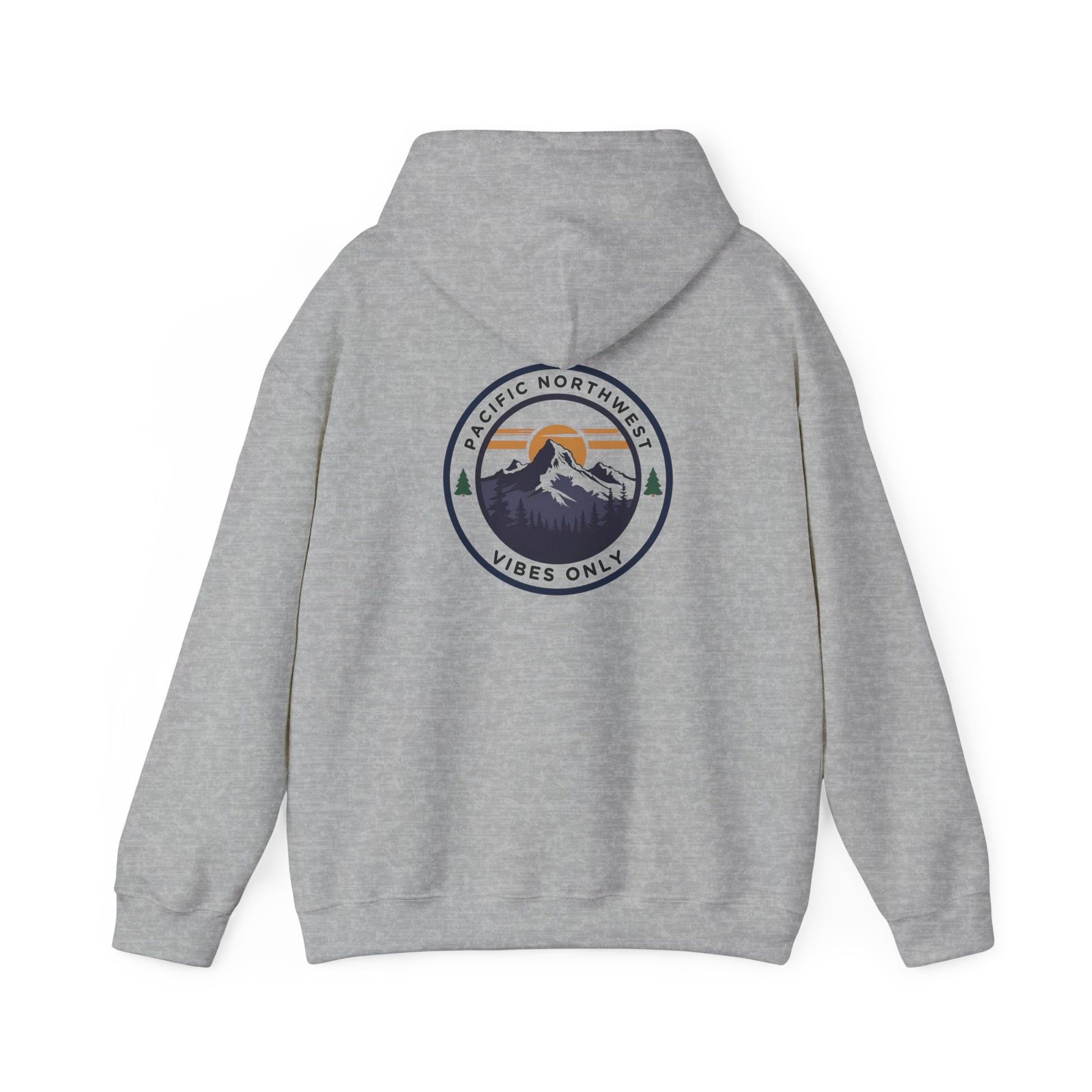 Pacific Northwest Vibes Hooded Sweatshirt | Cozy Unisex Hoodie for Adventure Lovers, Outdoor Lifestyle, Gifts for Nature Enthusiasts