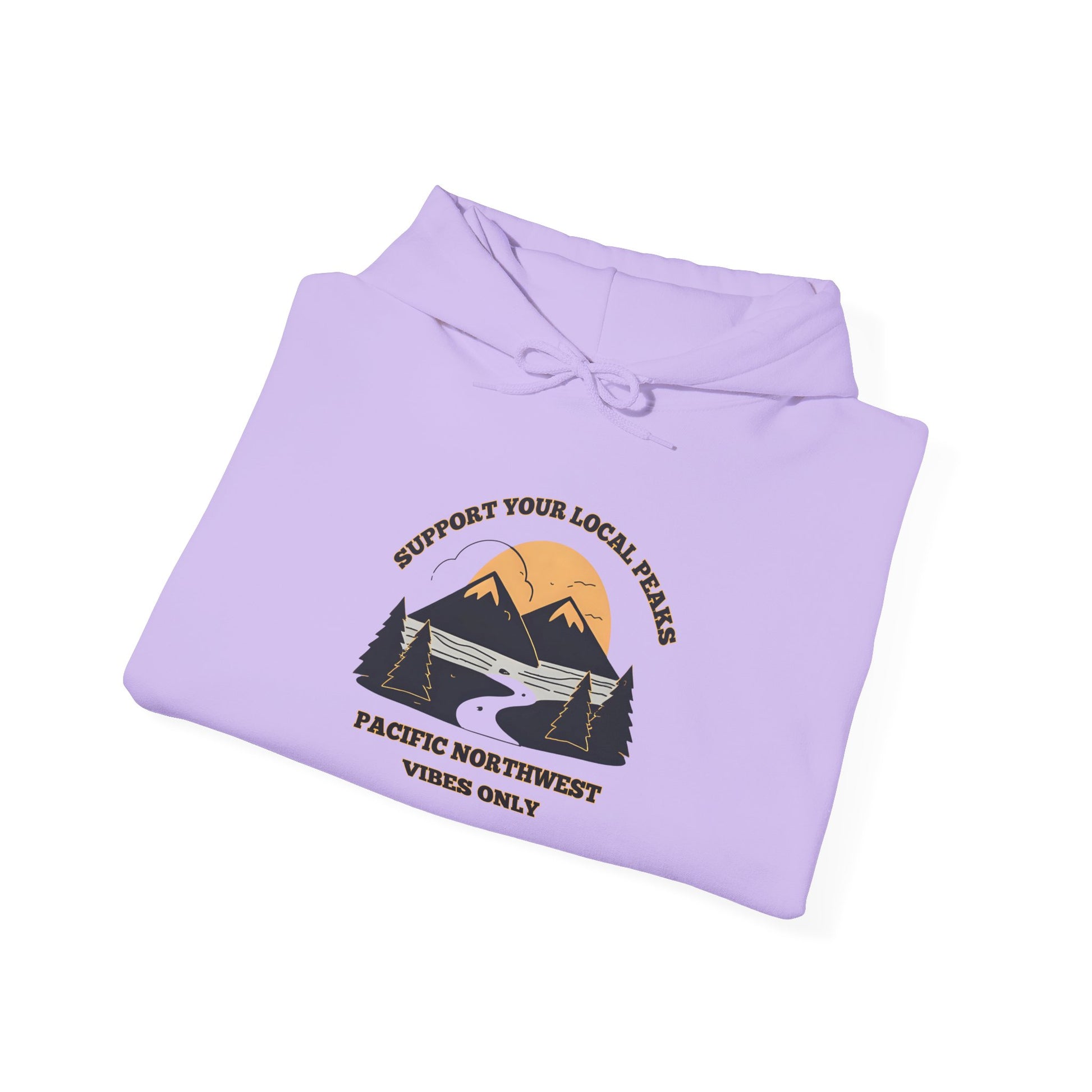 Support Your Local Peaks – PNW Vibes Hoodie