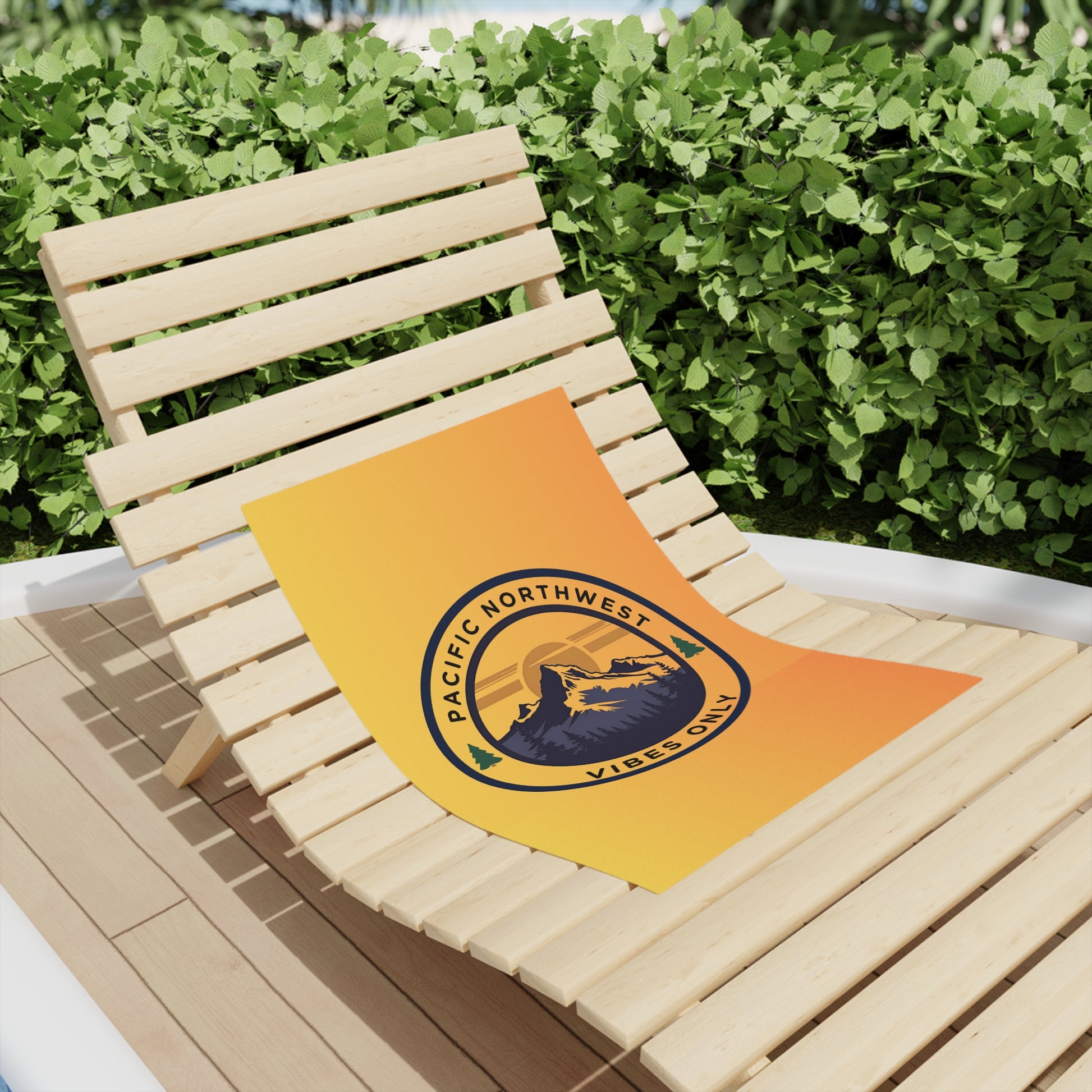Pacific Northwest Vibes Beach Towels, Summer Essentials, Travel Towels, Poolside Accessories, Outdoor Fun, Gift for Nature Lovers