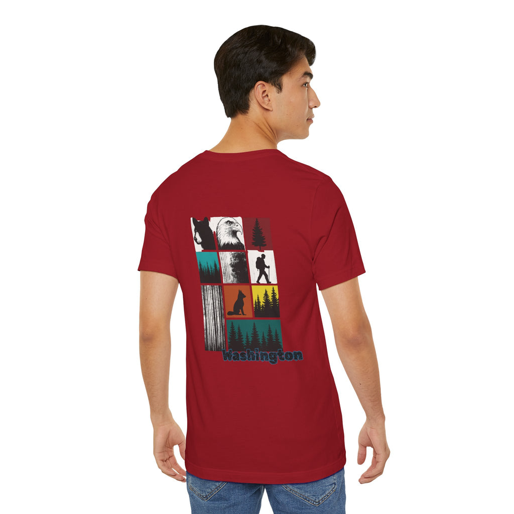 Washington Wildlife Grid Tee