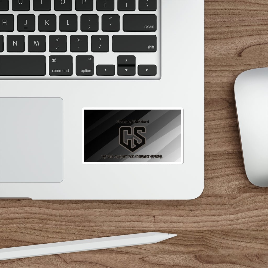 Cascade Standard Logo Sticker – Blackout Edition