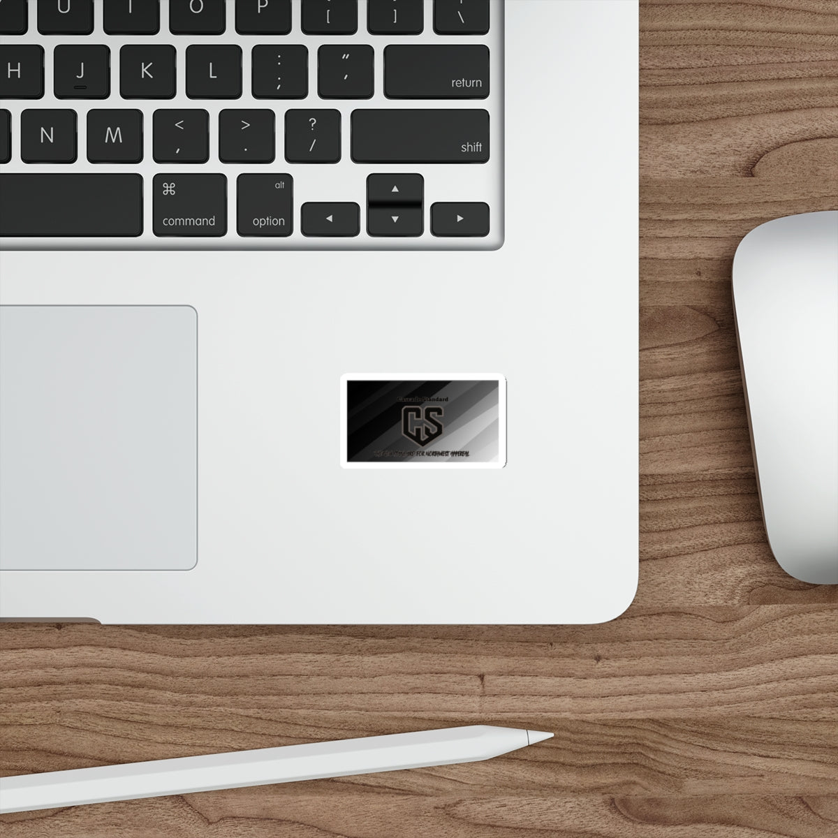 Cascade Standard Logo Sticker – Blackout Edition