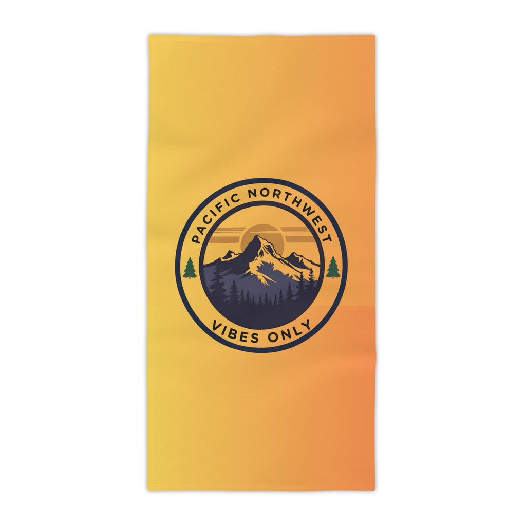 Pacific Northwest Vibes Beach Towels, Summer Essentials, Travel Towels, Poolside Accessories, Outdoor Fun, Gift for Nature Lovers
