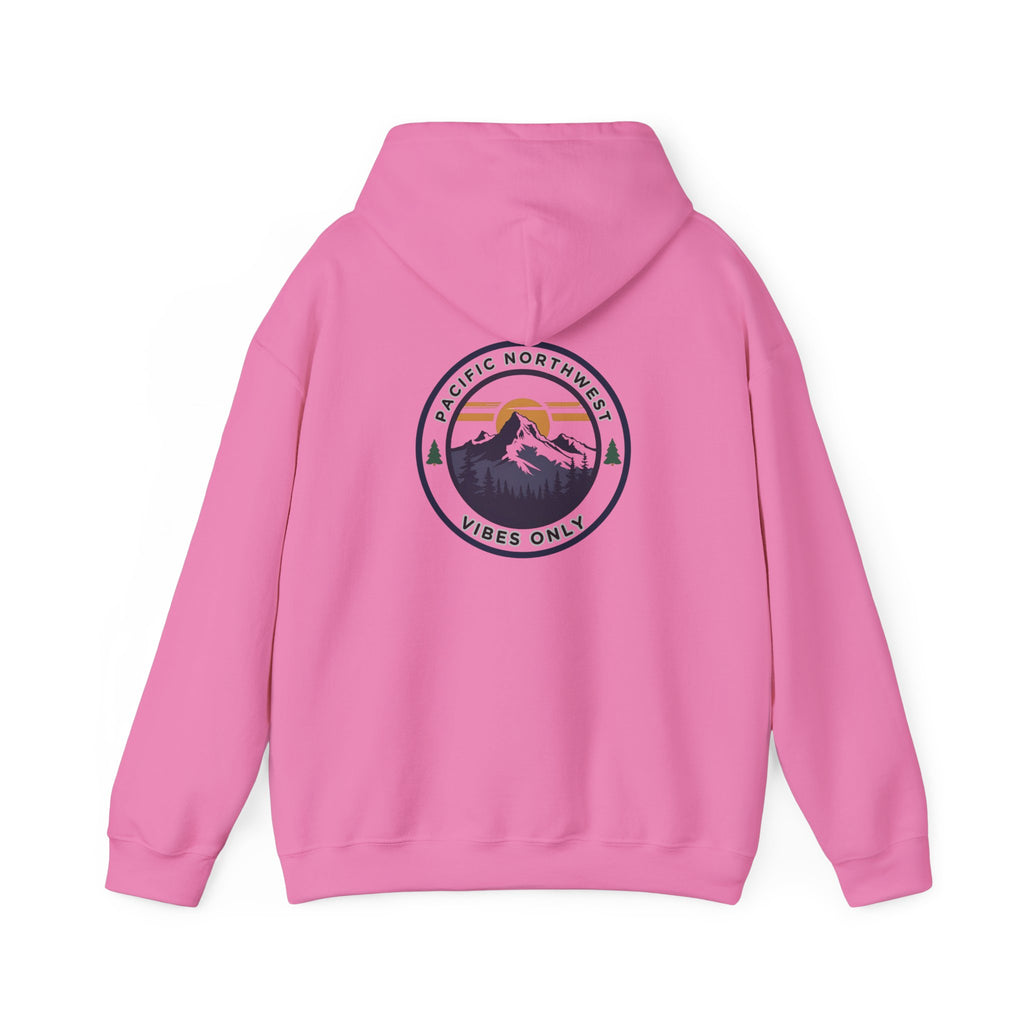 Pacific Northwest Vibes Hooded Sweatshirt | Cozy Unisex Hoodie for Adventure Lovers, Outdoor Lifestyle, Gifts for Nature Enthusiasts