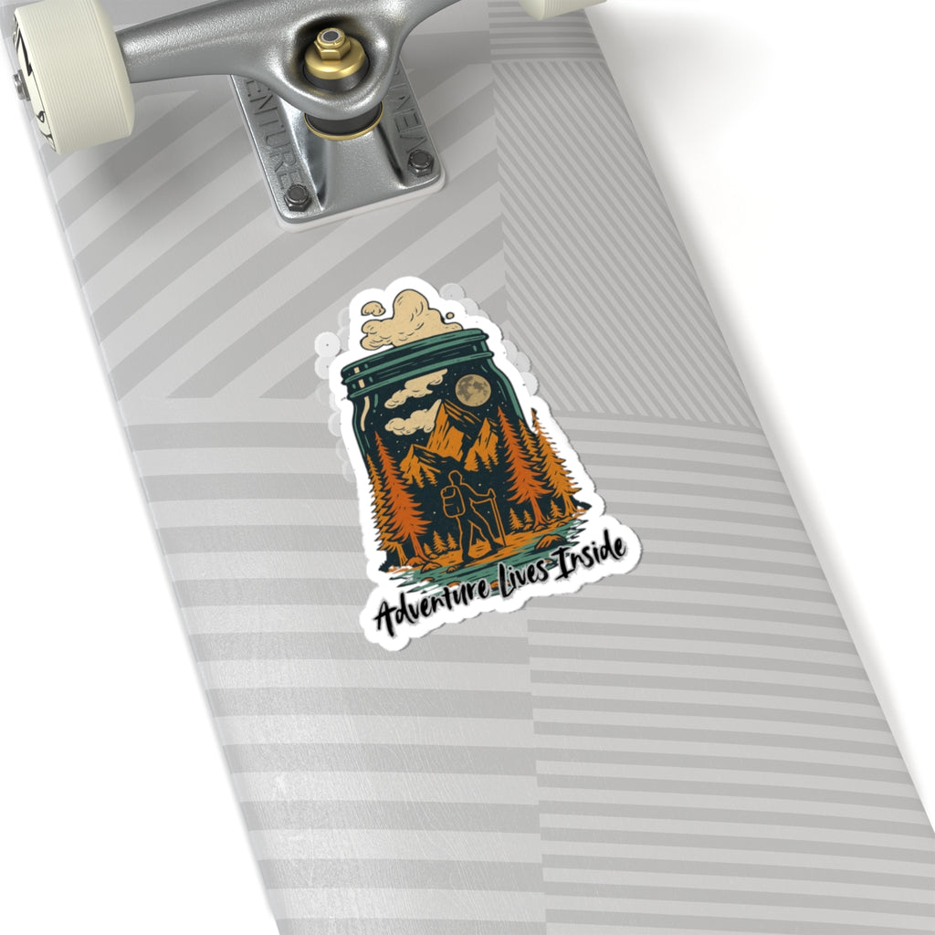 Adventure Lives Inside Stickers, Nature Stickers, Outdoor Decor, Hiking Gear, Camping Gifts, Travel Accessories