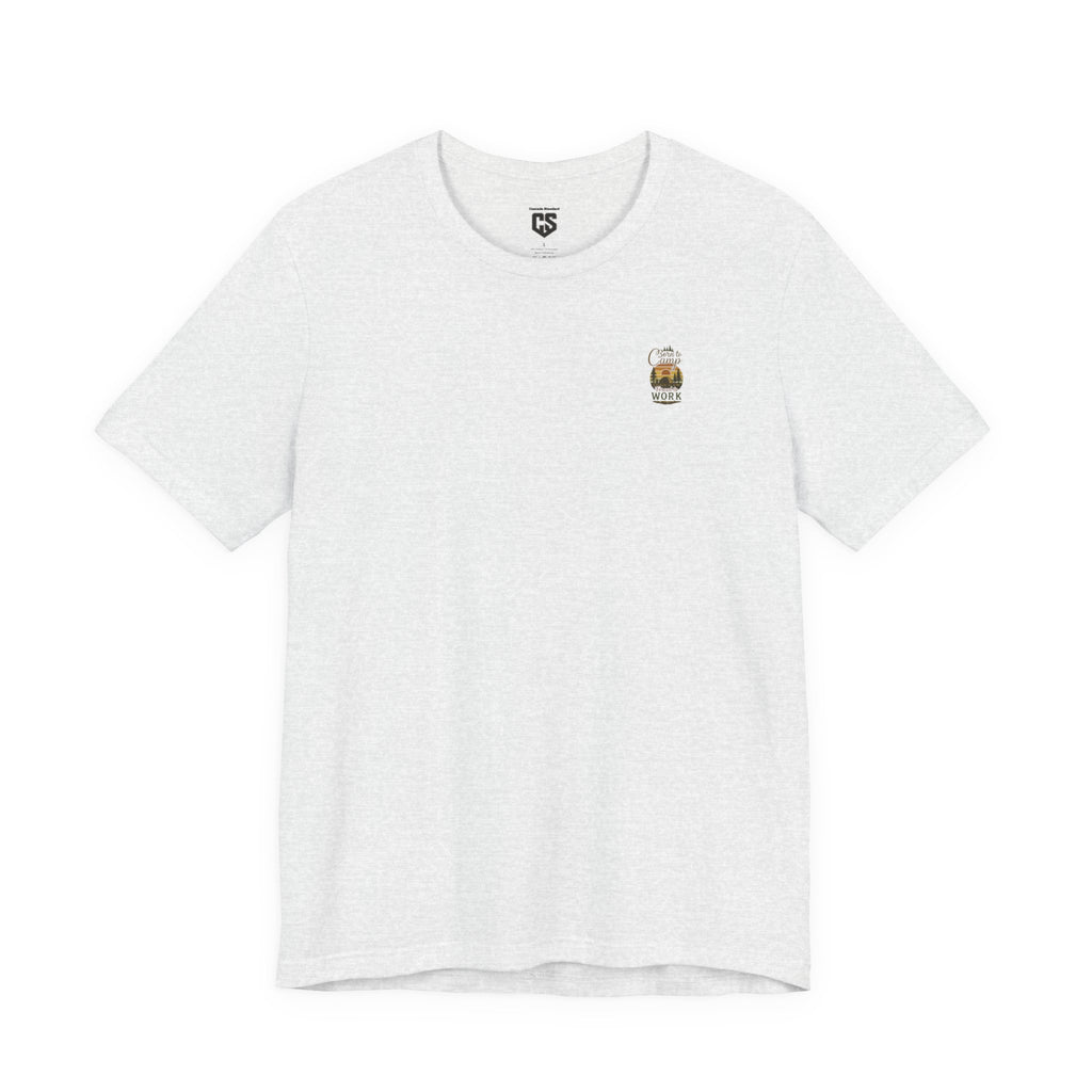 Born to Camp Tee – Retro Tent Sunset Outdoors Shirt