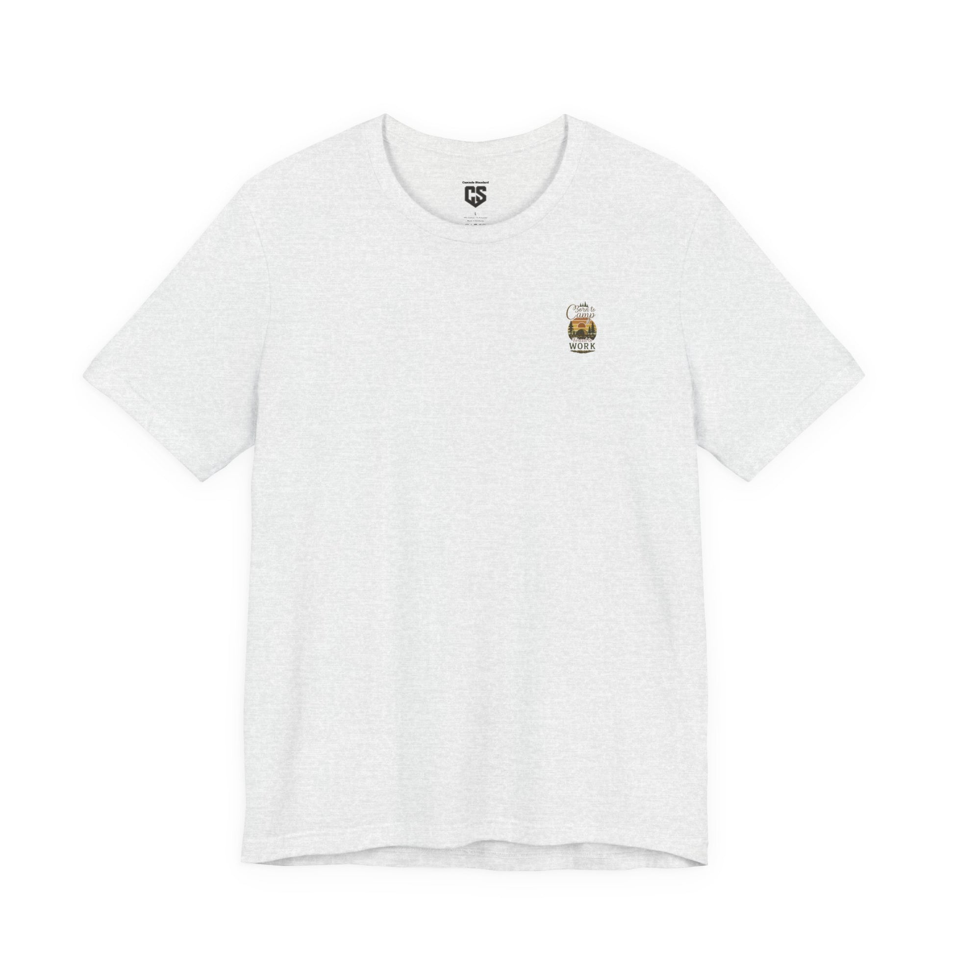 Born to Camp Tee – Retro Tent Sunset Outdoors Shirt