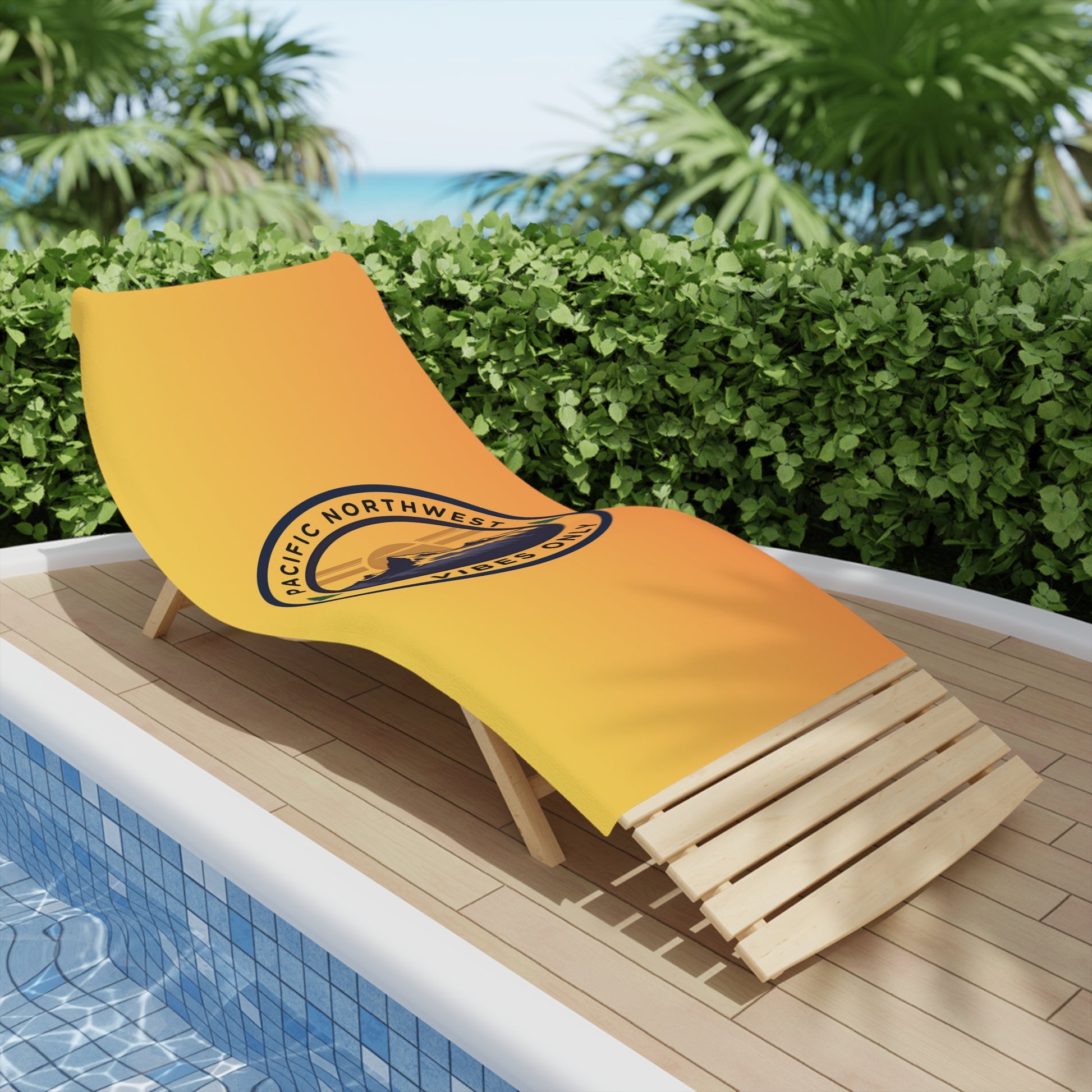 Pacific Northwest Vibes Beach Towels, Summer Essentials, Travel Towels, Poolside Accessories, Outdoor Fun, Gift for Nature Lovers