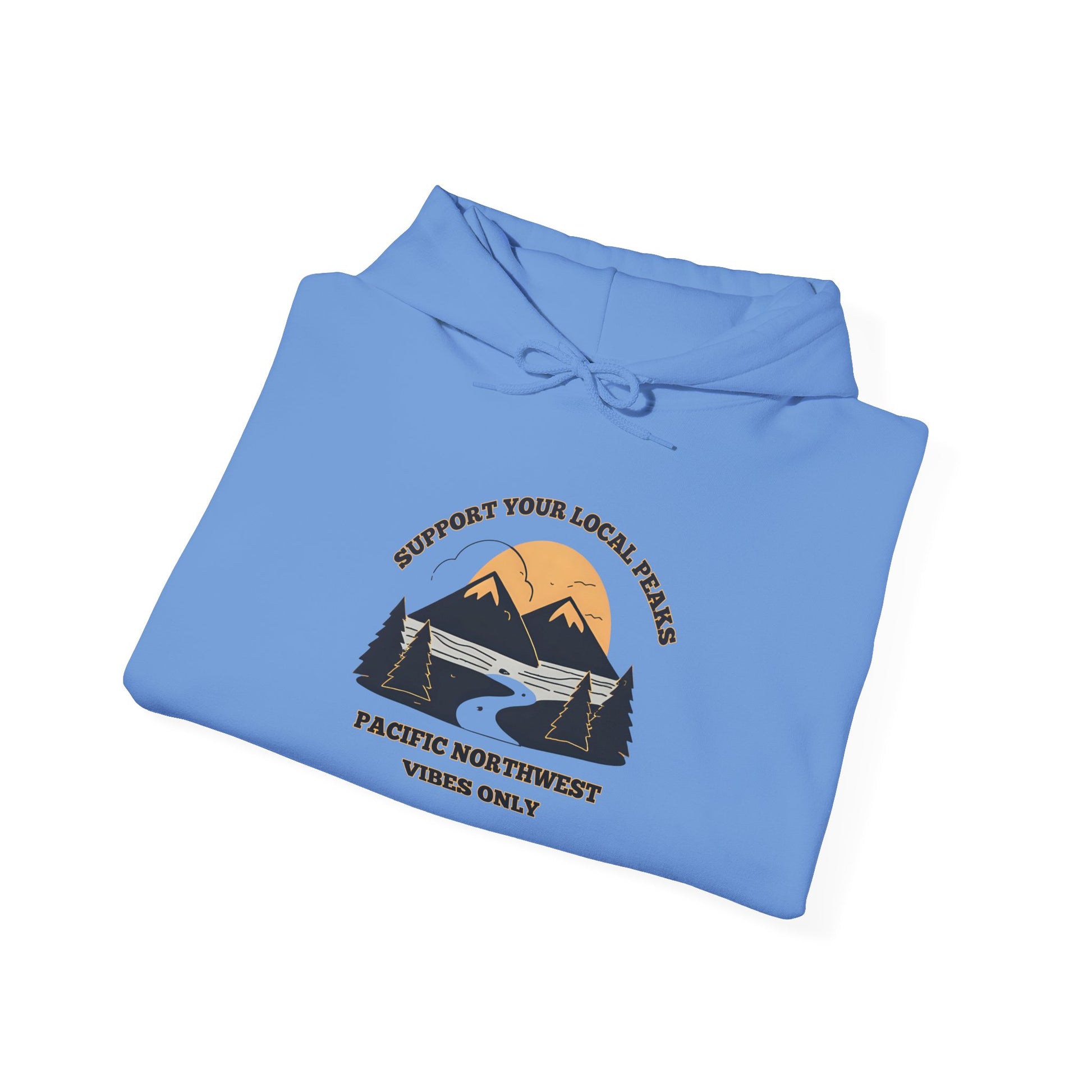 Support Your Local Peaks – PNW Vibes Hoodie