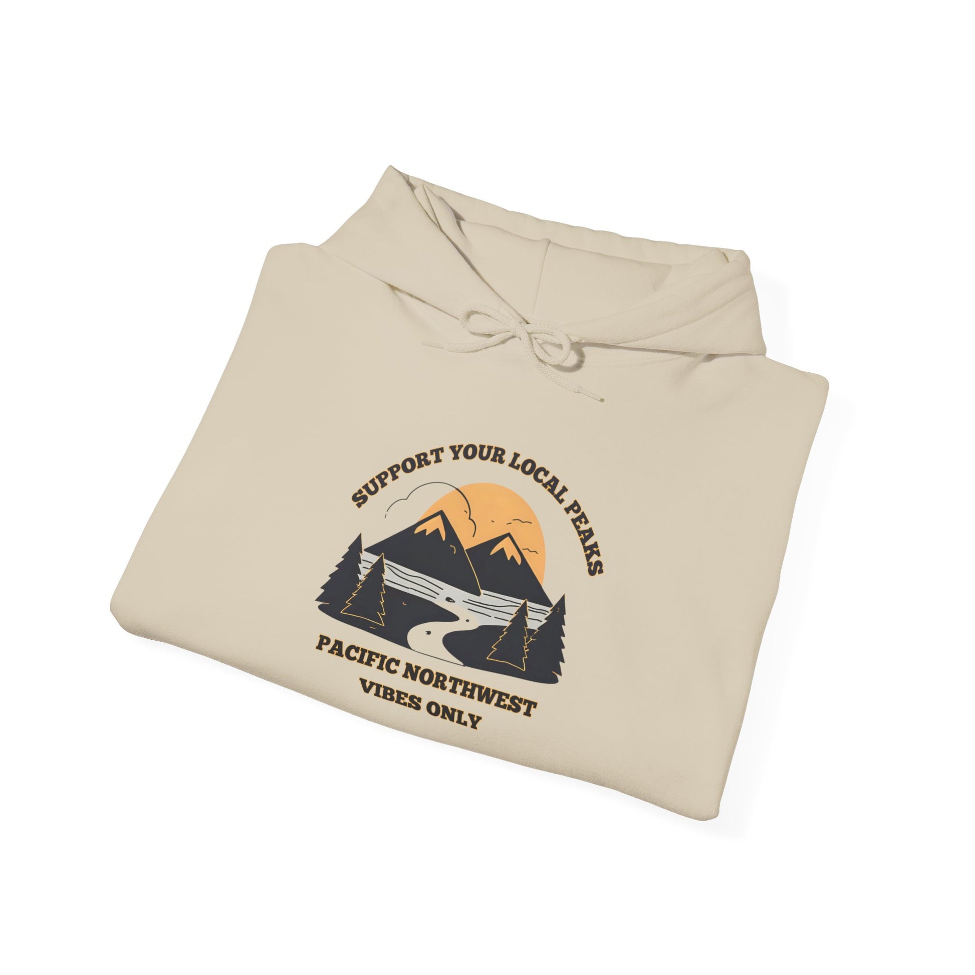 Support Your Local Peaks – PNW Vibes Hoodie