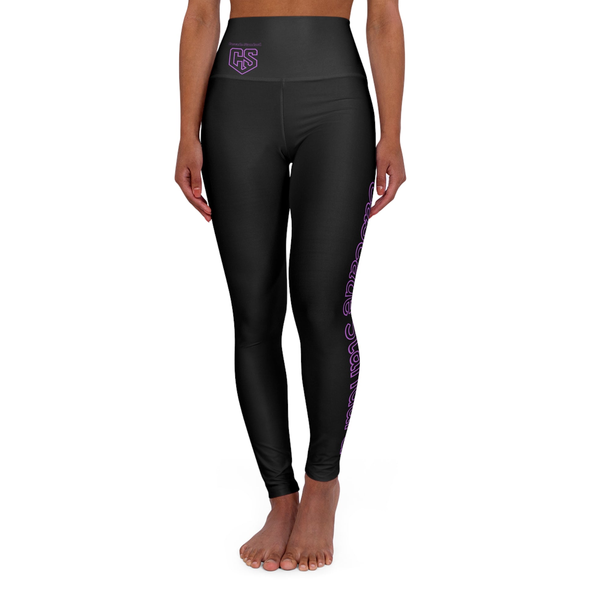 Cascade Standard High-Waisted Logo Leggings