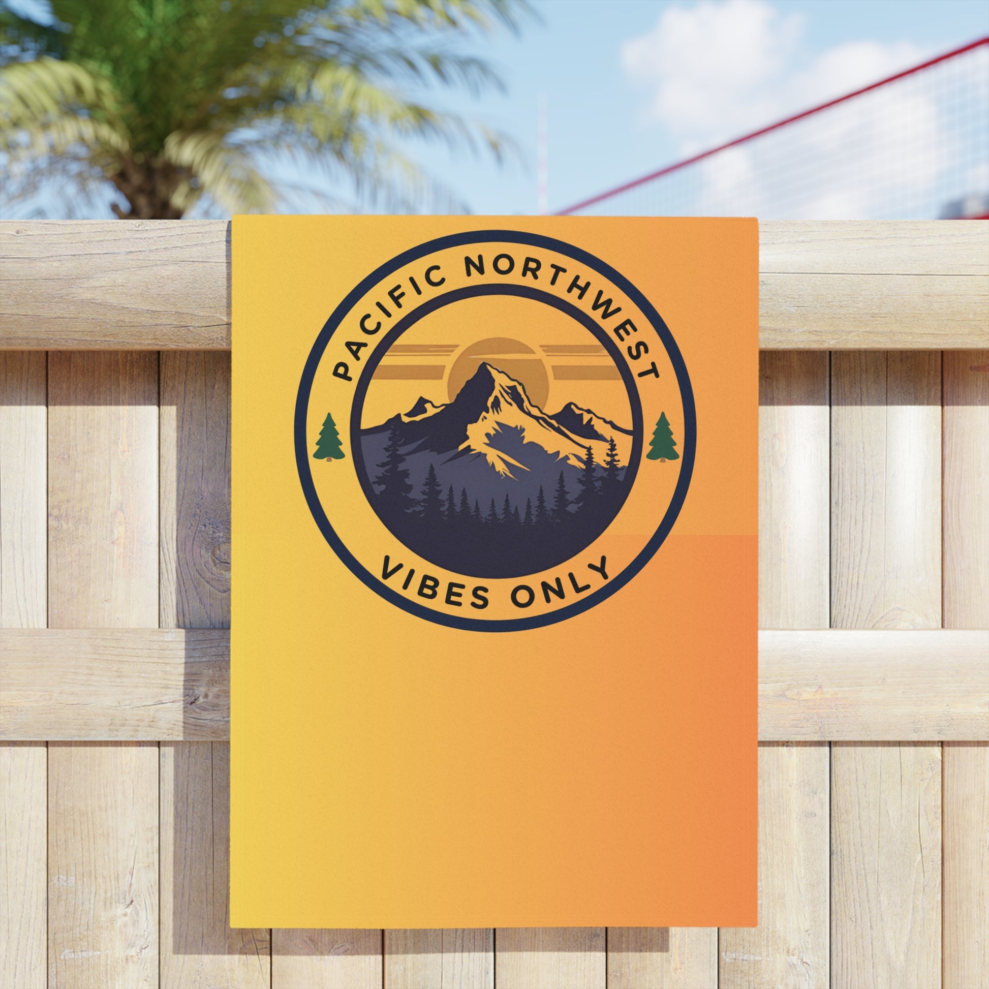 Pacific Northwest Vibes Beach Towels, Summer Essentials, Travel Towels, Poolside Accessories, Outdoor Fun, Gift for Nature Lovers