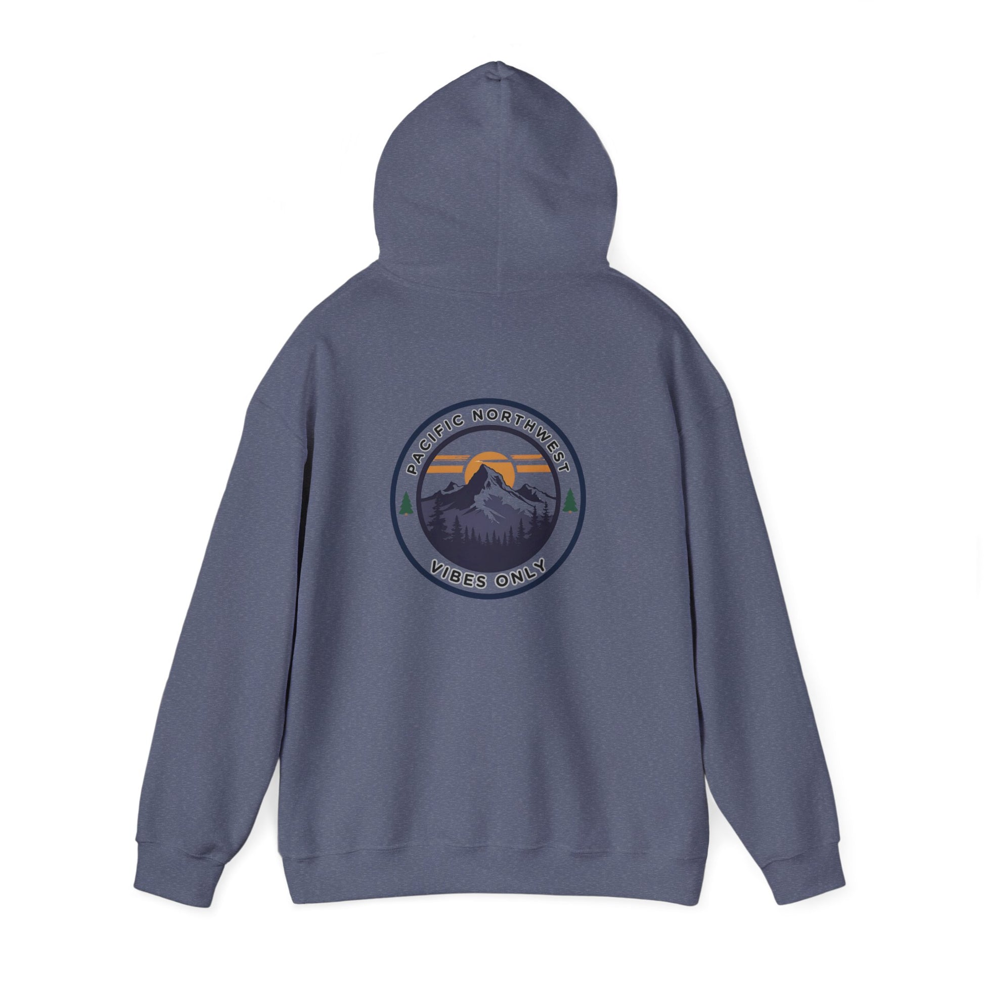 Pacific Northwest Vibes Hooded Sweatshirt | Cozy Unisex Hoodie for Adventure Lovers, Outdoor Lifestyle, Gifts for Nature Enthusiasts